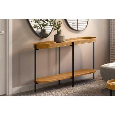 Imagem de Aparador De Sala Jantar Monaco C- 1 Prateleira Nature-tauari Fosco - Linea Brasil