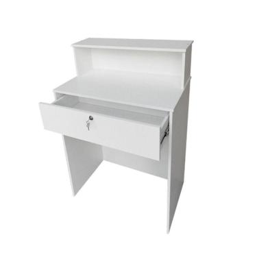 Imagem de Balcão Caixa Branco Em Mdf