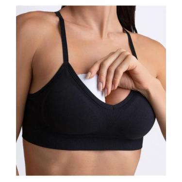 Imagem de Sutiã com Bojo Removível sem Costura loba 41116-001 - Lupo, 9990, Pret