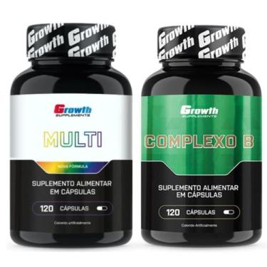 Imagem de Multivitaminico 120 Caps + Complexo B 120 Caps Growth