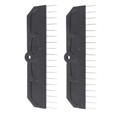 Imagem de RiToEasysports Cabide de Peso para Máquina de tricô, de, Profissional, 18 Garras, Cabide Largo, Combinação Perfeita para Máquina de tricô, 2 Peças para Artesãos