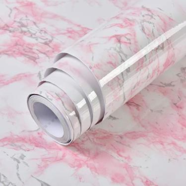 Imagem de Papel de parede autoadesivo removível à prova d'água com padrão de már de 5 m, adesivos de parede de PVC para sala de estar, banheiro, cozinha e bancada 4#