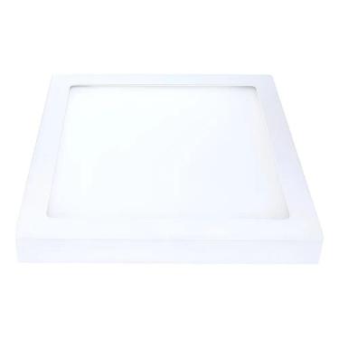 Imagem de Kit 5 Painel Led 24W Sobrepor Quadrado 6500K Avant Cor Branc