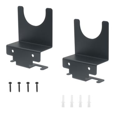 Imagem de FDXGYH 2 peças de suporte de polimento para moedor de ângulo, suporte de parede, suporte de armazenamento com suporte de arame para esmerilhadeiras angulares de 12 cm, cortadores e polidores