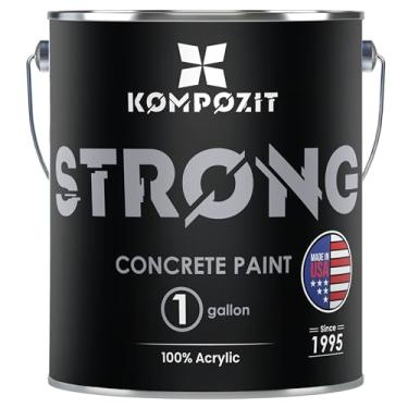 Imagem de KOMPOZIT Tinta para piso de concreto cinza Dove 1 galão | Acabamento acetinado | Interi...