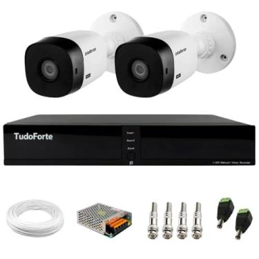 Imagem de Kit 2 Câmeras Intelbras VHL 1220 B G8 HDCVI Bullet Full HD Visão Noturna 20m IP66 + Dvr Tudo Forte TFHDX 3304 4 Canais