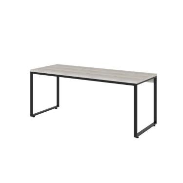 Imagem de Mesa Kuadra Diretor 180x70x75cm Snow - Est. Preta Snow - Est. Preta