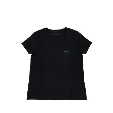 Imagem de Camiseta Calvin Klein Jeans  Feminina - ROSA ESCURO - M-Feminino