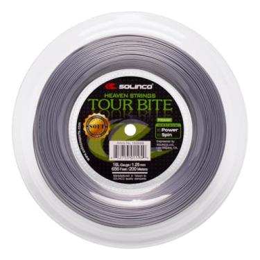 Imagem de Corda Solinco Tour Bite Soft 16l 1.25mm Prata - Rolo com 200 Metros