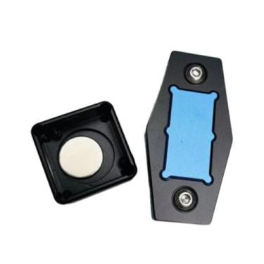 Imagem de Baoblaze Estojo para giz de taco de bilhar, estojo protetor, prático e profissional com clipe fixo para jogadores de bilhar, Preto