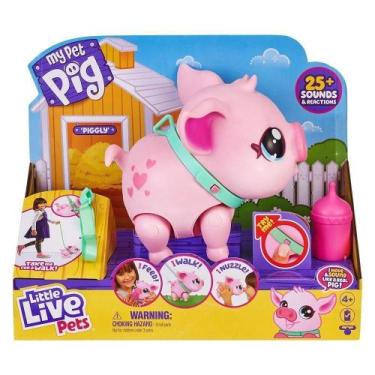 Imagem de Ny Little Live Pets Porquinho - Fun F0082-2, Rosa, Pets