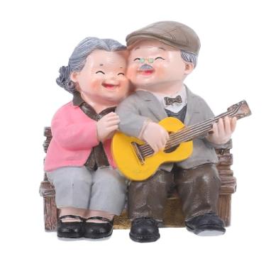 Imagem de Zerodeko Esculturas de Avós Apaixonados – Miniaturas de Casal Em Resina para Decoração de Casa, Enfeite Romântico de Mesa para O Dia Namorados E Celebrações Em Família