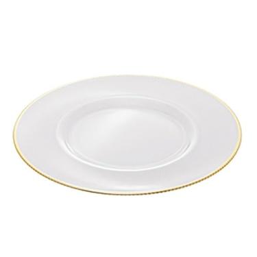 Imagem de WOLFF - Sousplat com Fio de Ouro Thin Edge 33cm Cristal Ecológico