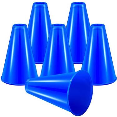 Imagem de Megafones Cheer de plástico azul HSLCGF 6 20x13 cm