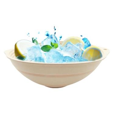 Imagem de Tigela de banho de facial | Tigela facial de mergulho frio, bacia de silicone reutilizável, solução dobrável para acampamento, trailer, centro de spa, casa, viagem, rotina matinal