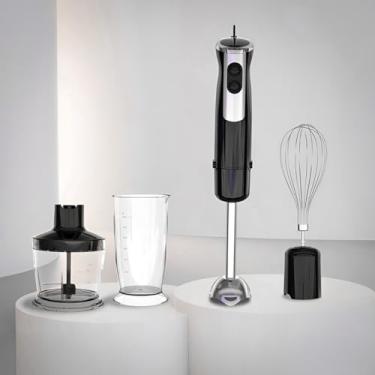 Imagem de Mixer 4 em 1 Batedor, Triturador, Miniprocessador, 600W, Inox, 110V