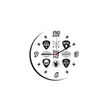 Imagem de Relógio De Parede Decorativo Estilo Música 61 - New Decor