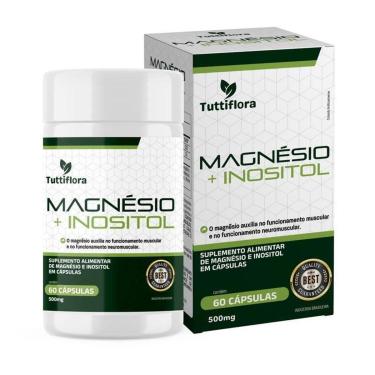 Imagem de Magnésio e Inositol 60 Cápsulas 500mg Tuttiflora-Unissex
