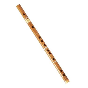 Imagem de Flauta de bambu profissional sopro chinês C D E F G chave transversal flauta Dizi (cor: D)