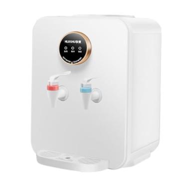 Imagem de Fenteer Dispensador de água de, bebedouro compacto e fácil de usar, quente e em temperatura ambiente para apartamento escritório, Branco