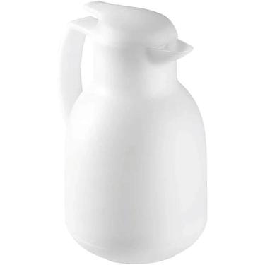 Imagem de Garrafa Térmica 1L Alemã Leifht Branca Fosca Bolero