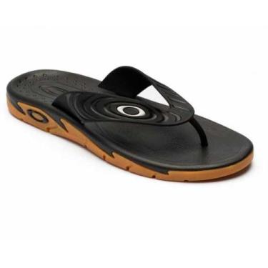 Imagem de Chinelo Oakley Masculino Crowd, 053, Black gum, 39