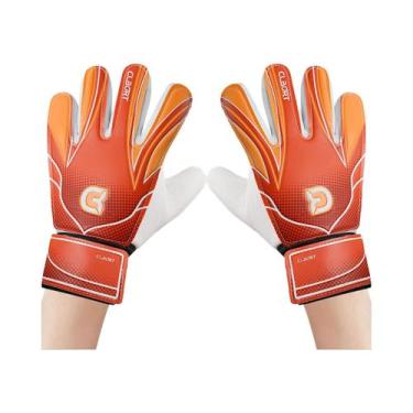 Imagem de 1 par de luvas de goleiro de futebol antiderrapantes com proteção de p