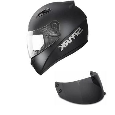 Imagem de Capacete Ebf New Spark Solid Fosco Mais Viseira Fumê-Masculino