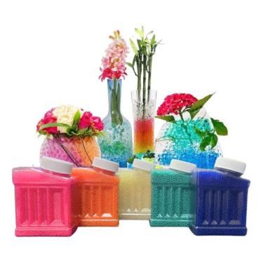 Imagem de Kit 20mil Bolinhas Gel Planta Cresce Água Orbeez Festa - Bolinha gel, 