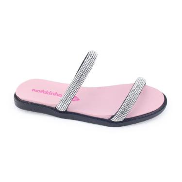 Imagem de Chinelo mna infantil Molekinha 2312.255 slide Cristal Strass