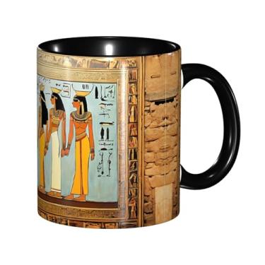 Imagem de Zeraoke Mulheres no Egito Antigo Imprimir Canecas de Café Criativas, Personalizadas, Presente para Família, Tamanho 325 ml, Unissex