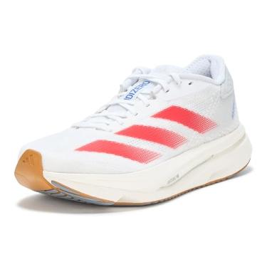 Imagem de adidas Tênis feminino Ftwwht/Zeromt/Dshgry Adizero SL2 W FTWR whiteZero met./Dash Grey 37 EUA, Branco/Rubi puro/Team Royal Blue, 7.5 Wide