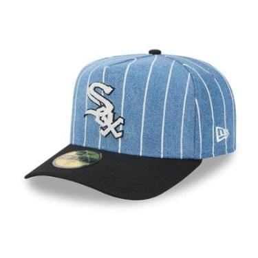 Imagem de BONE NEW ERA 59FIFTY A-FRAME CHICAGO WHITE SOX MLB PRETO-Masculino