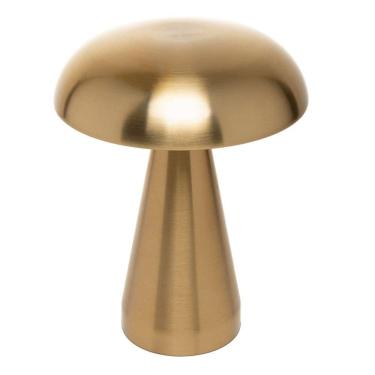 Imagem de Luminária De Mesa Led 3 Tons Usb Mushroom/cogumelo Dourada Lyor