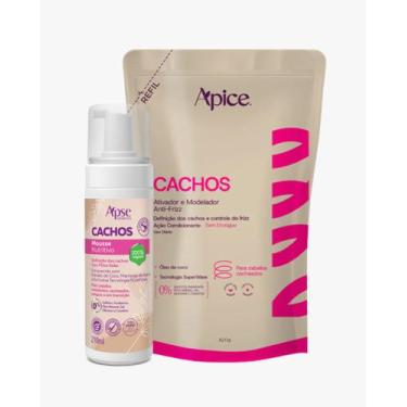 Imagem de Kit Mousse 210ml e Refil Ativador 500ml Cachos Apice