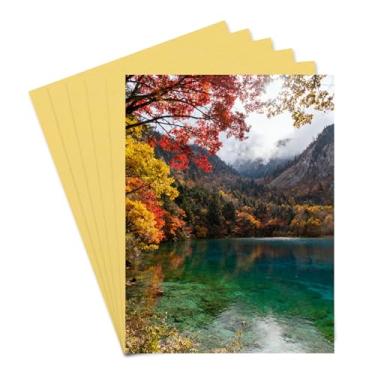 Imagem de PATIKIL 6 peças em branco de sublimação de alumínio, 20 x 15 cm, placa em branco de sublimação de metal, impressões de fotos de metal para fotos de cartões com moldura personalizada, ouro pérola