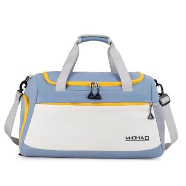 Imagem de Mochila de Academia Portátil com Trava Ombro Seco e Molhado Multifuncional Grande Capacidade para Viagens Deslocamentos