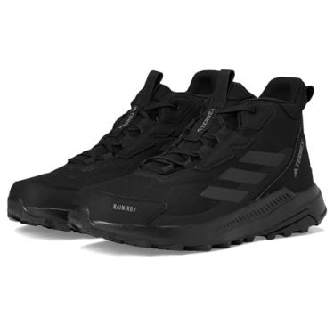 Imagem de adidas Tênis de caminhada feminino Terrex Anylander Mid Rain.rdy, Preto/Preto/Cinza, 11