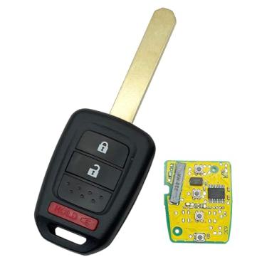 Imagem de Controle remoto de entrada sem chave com 3 botões para Honda Fit 2015 2016 2017 2018 2019 2020/Crosstour 2013-2015/CR-V 2014-2016 MLBHLIK6-1T 35118-T2A-A20 (1)
