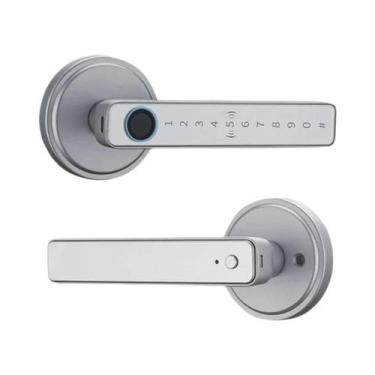 Imagem de Fechadura Digital Inteligente Tuya Com Impressão Digital, Cartão-Chave