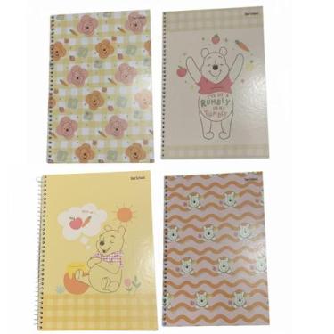 Imagem de Kit c/4 cadernos e. univ. ursinho pooh c/ 80 folhas -jandaia