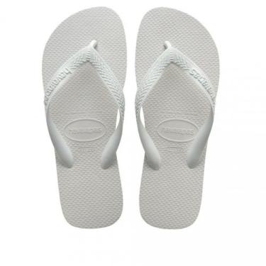 Imagem de Chinelo Masculino Havaianas Top, Branco, 41/42