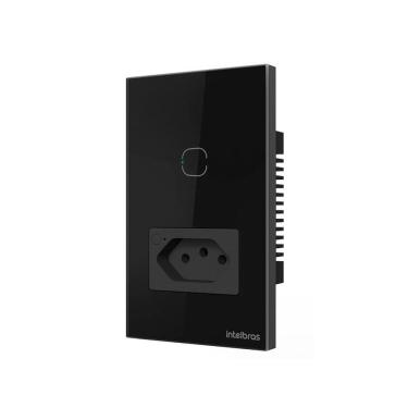 Imagem de Tomada Simples Smart Wi-fi Ets2001 Preto Pct -1