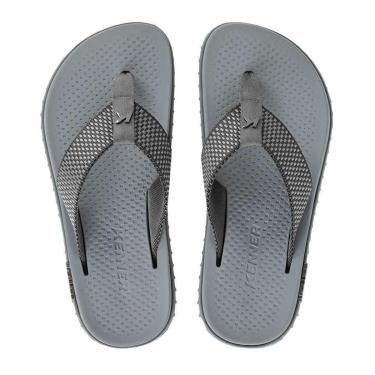 Imagem de Chinelo Sandália Kenner Kivah Dots Cinza Chumbo-Masculino