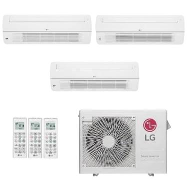 Imagem de Ar-Condicionado Multi Split Inverter LG 24.000 (1x Evap HW 7.000 + 1x Evap HW 18.000) Quente/Frio 220V