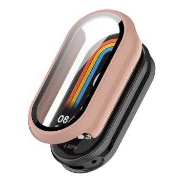 Imagem de DFAMIN Capa protetora de vidro para Xiaomi Mi Band 9, antiarranhões, protetor de tela de PC, para-choques para Mi Band 9, capa de relógio, For Mi Band 9, Ágata