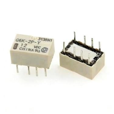 Imagem de G6K-2F-Y G6K-2P-Y Signal Relays G6K-2F-Y DC 5V 12V 24V DPDT G6K-2F-Y-12VDC G6K-2F-Y-24VDC G6K-2F-Y-5VDC G6K-2P-Y DIP Relay 1pcs(G6K-2F-Y-4.5V)