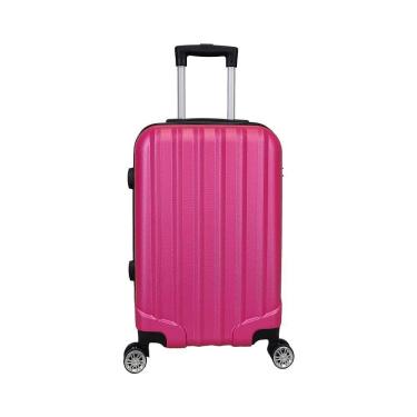 Imagem de Mala De Bordo ABS 4 Rodas XH-A122 Rosa Escuro Prizi