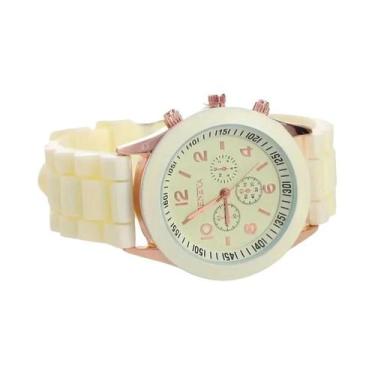 Imagem de Relógio De Pulso Unissex Estiloso Com Mostrador Redondo De Quartzo, Re