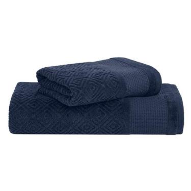 Imagem de Kit Jogo de Toalhas Buddemeyer 2 Peças Banho e Rosto Kyoto 100% Algodã